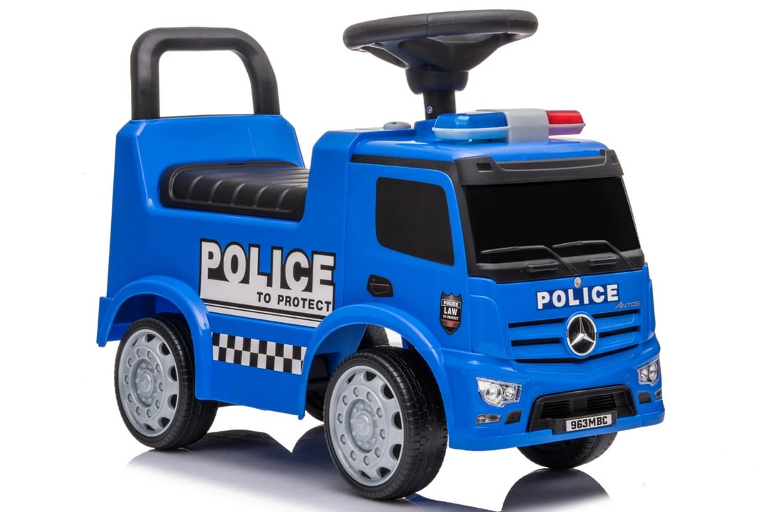 Mercedes Antos Ride-on Police Truck - Blue - Berghoff toys