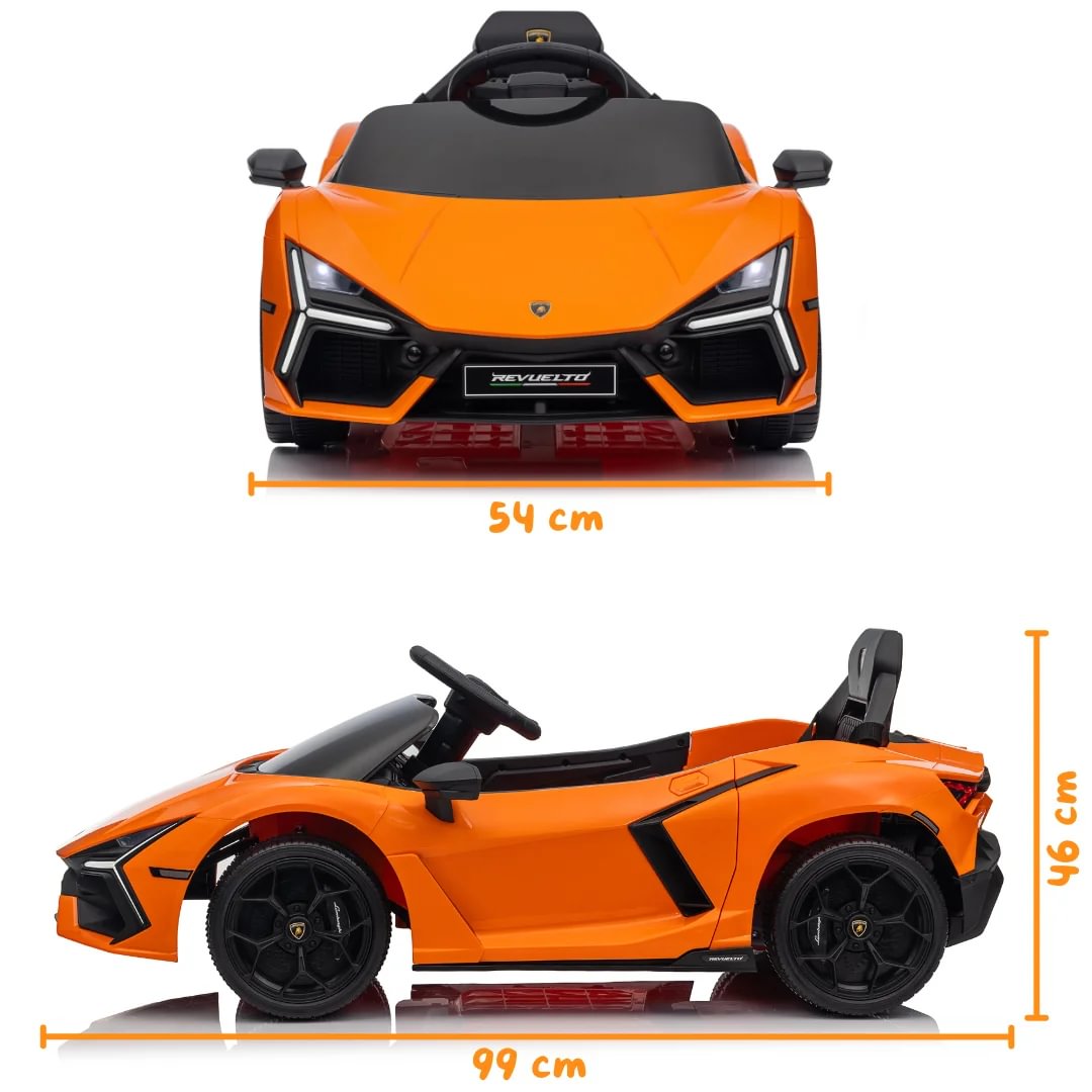 Lamborghini Revuelto Elettrica per Bambini 12V Arancione
