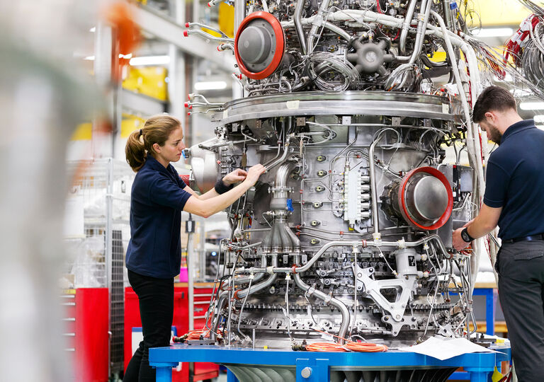 Engineers at Rolls Royce