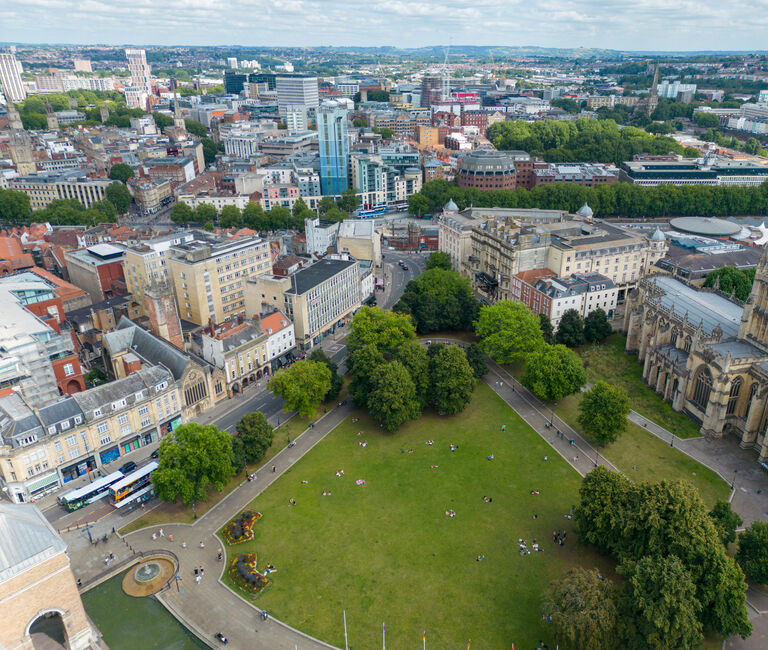 College Green from above