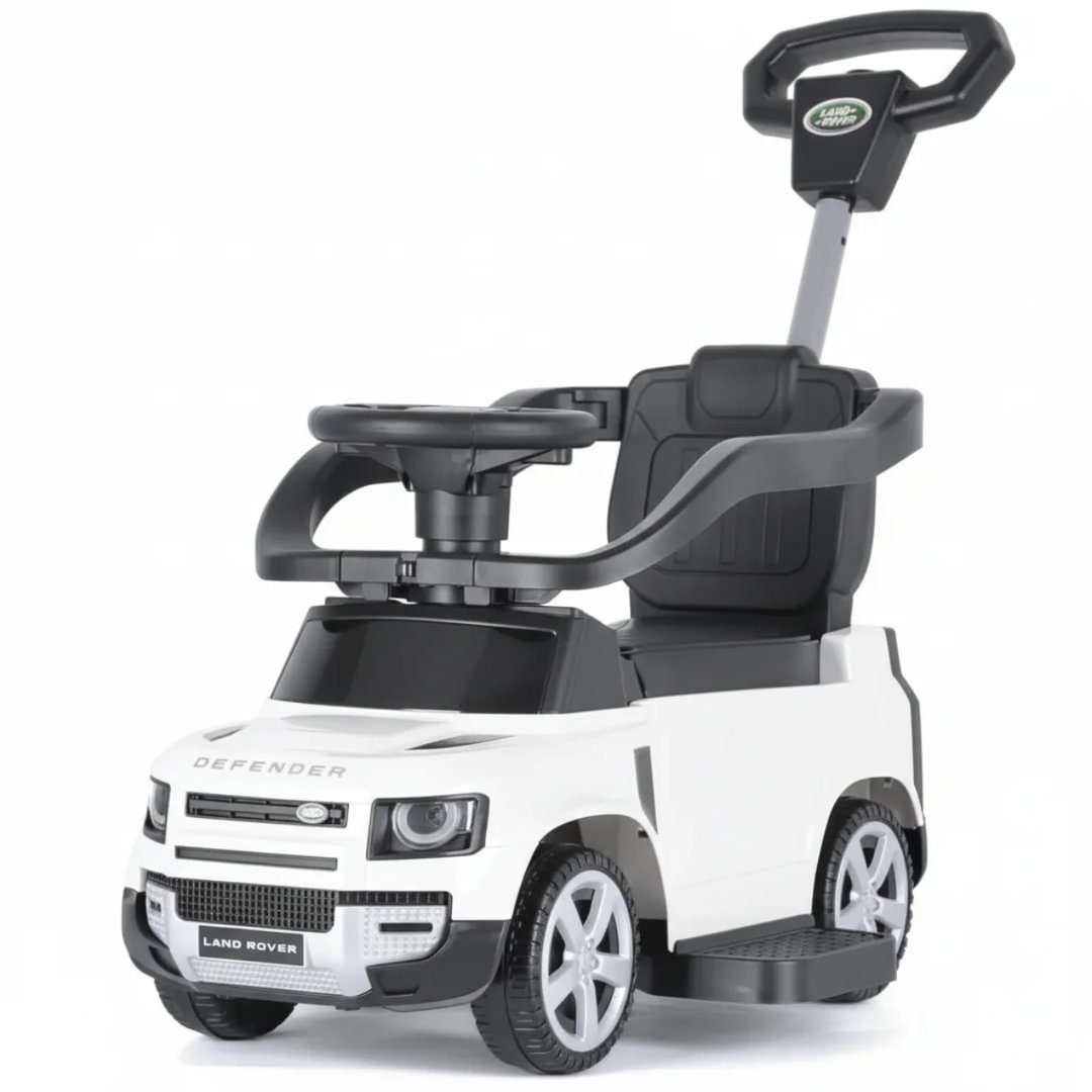DEFENDER 90 ライドオンカー ホワイト Land Rover Defender 90 Foot-to-Floor Car 2-in-1 - White