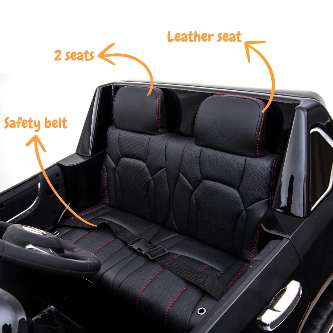 Lexus 570 Electric Ride-on Car 12V (2-seater) - Black - Berghoff toys