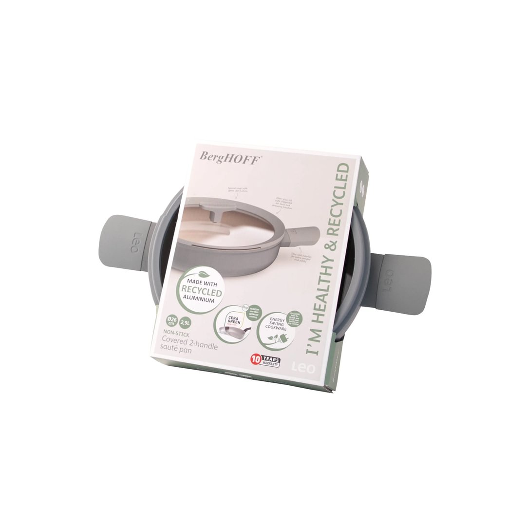 Covered 2-handle sauté pan non-stick Balance Moonmist 26cm