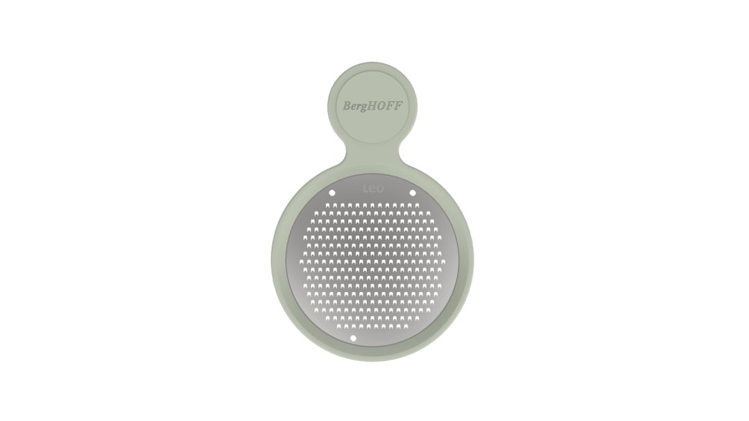Round fine paddle grater