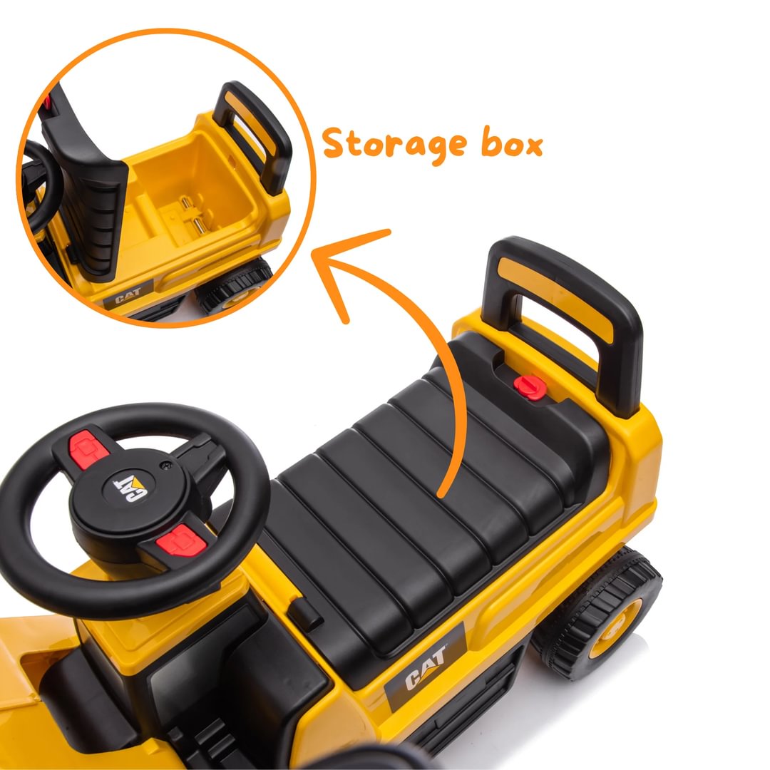 CAT Ride-on Wheel Loader - Yellow - Berghoff toys