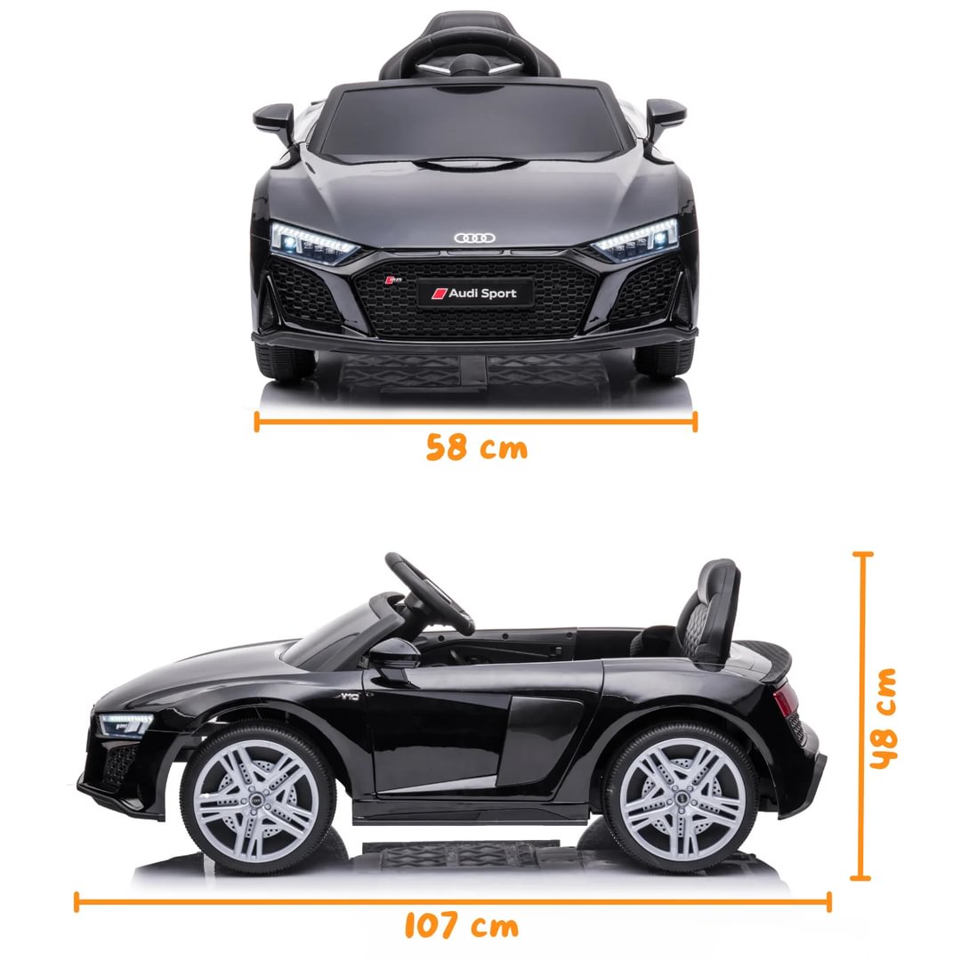 「新品」アウディR8 スパイダー スタイル 12V電動キッズカー Audi spyder toy car