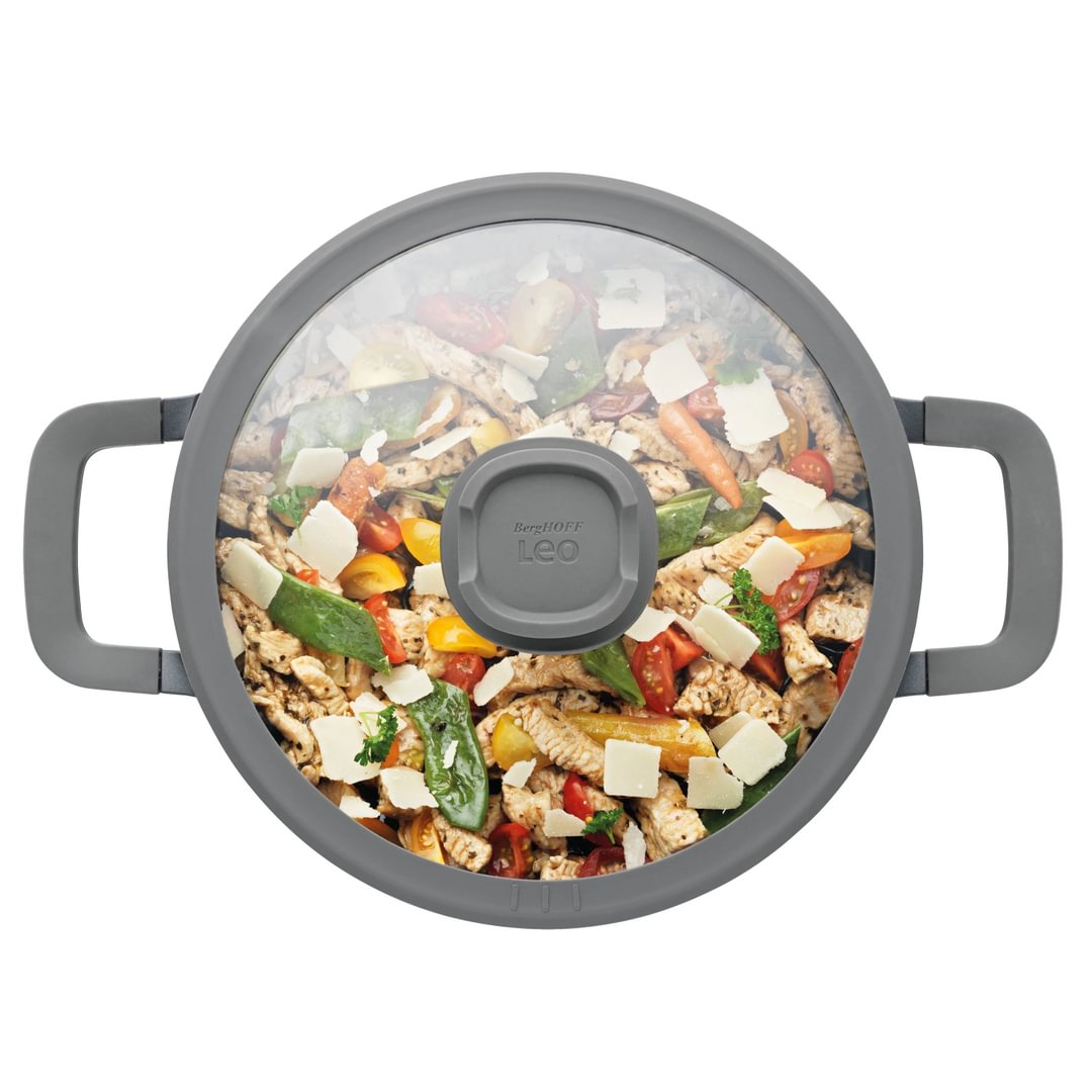 Covered stockpot non-stick Stone+ 24x11cm