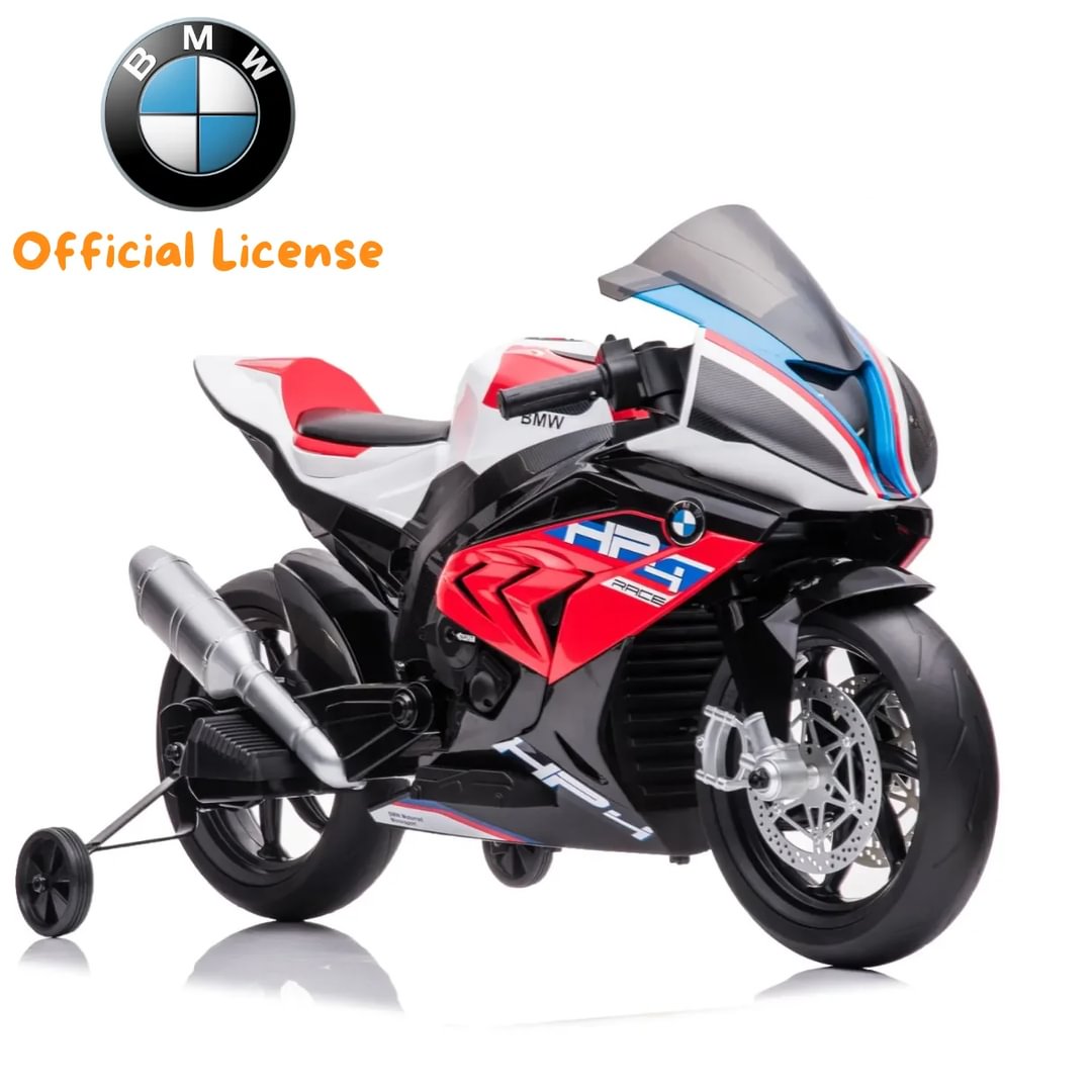BMW HP4 Race Electric Motorbike 12V - Red - Berghoff toys