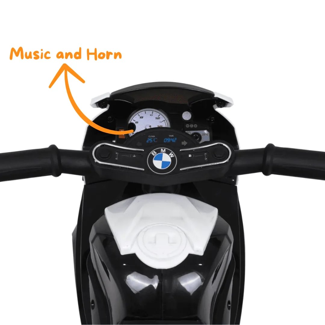 BMW S1000RR Mini Electric Kids Motorbike 6V - Black - Berghoff toys