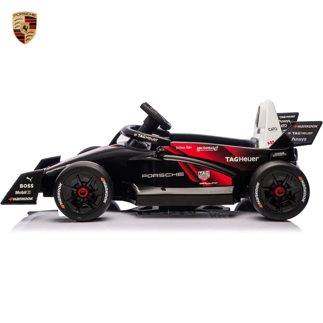 Porsche Formula 1 2025 Electric Kids Car 12V - Black - Berghoff toys