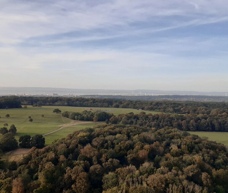 Aerial shot of Bristol