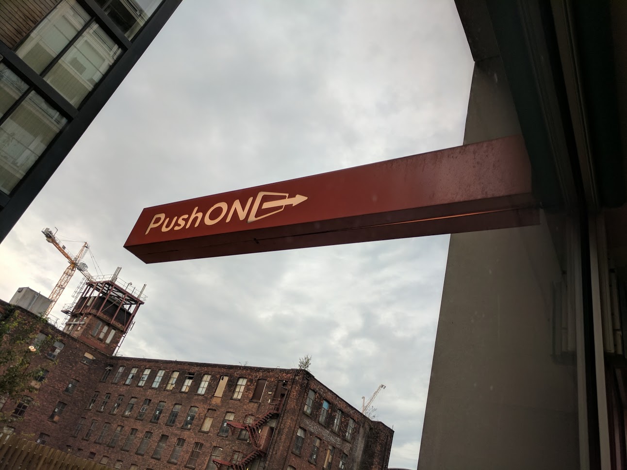 PushON signage