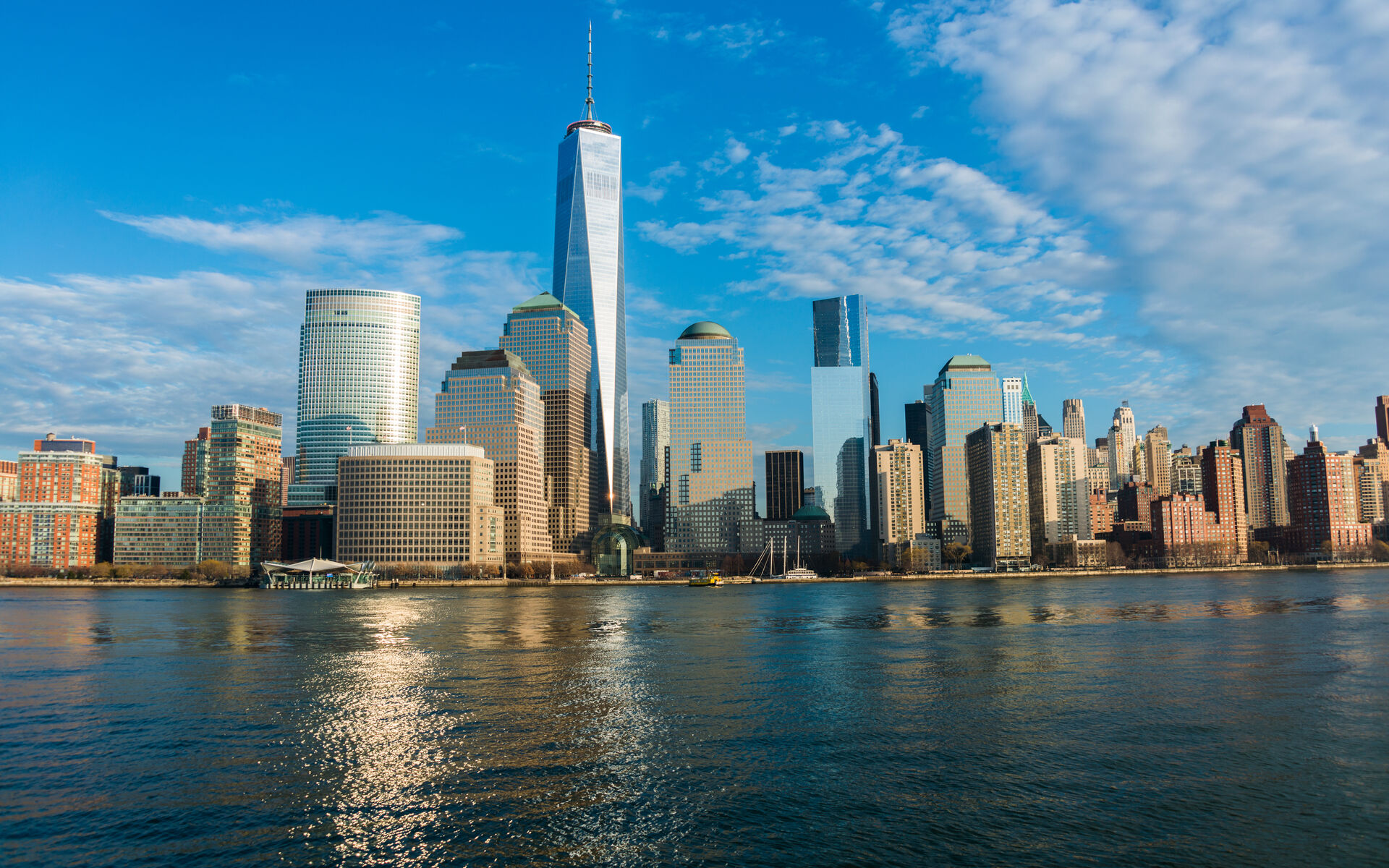 Fulton Seaport and East River, New York