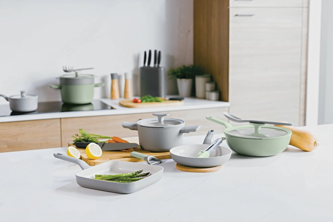 Covered stockpot non-stick Balance Moonmist 24×11,50cm