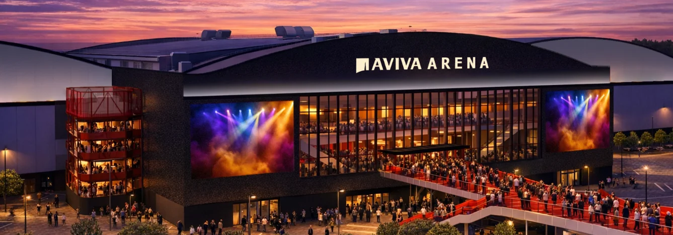 Illustration of the Aviva Arena