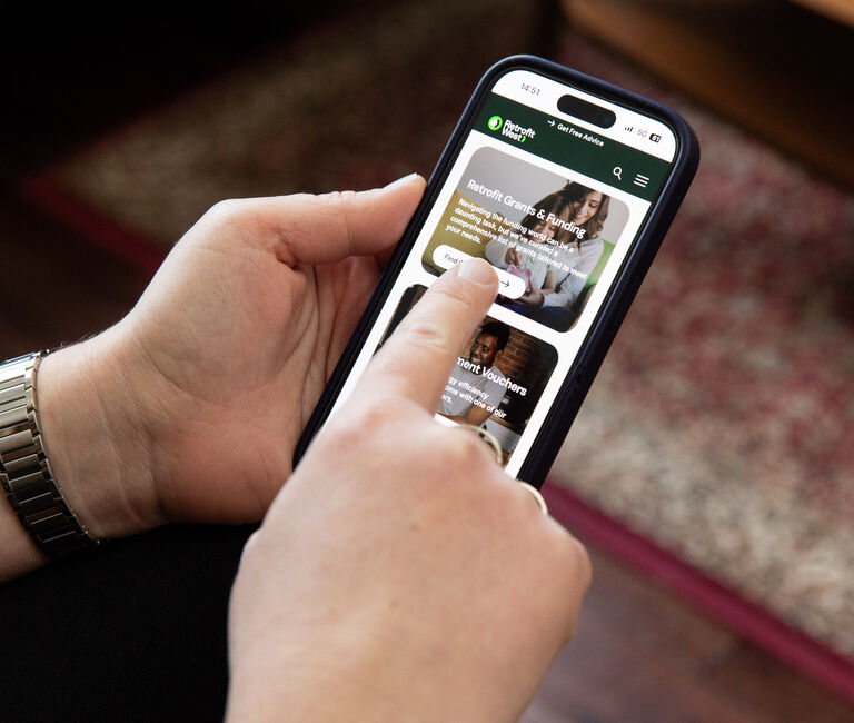 Person using phone