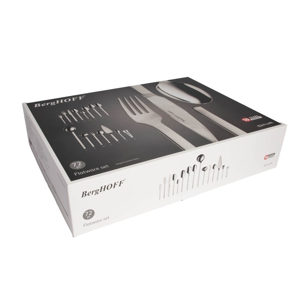 72-pc flatware set Essence
