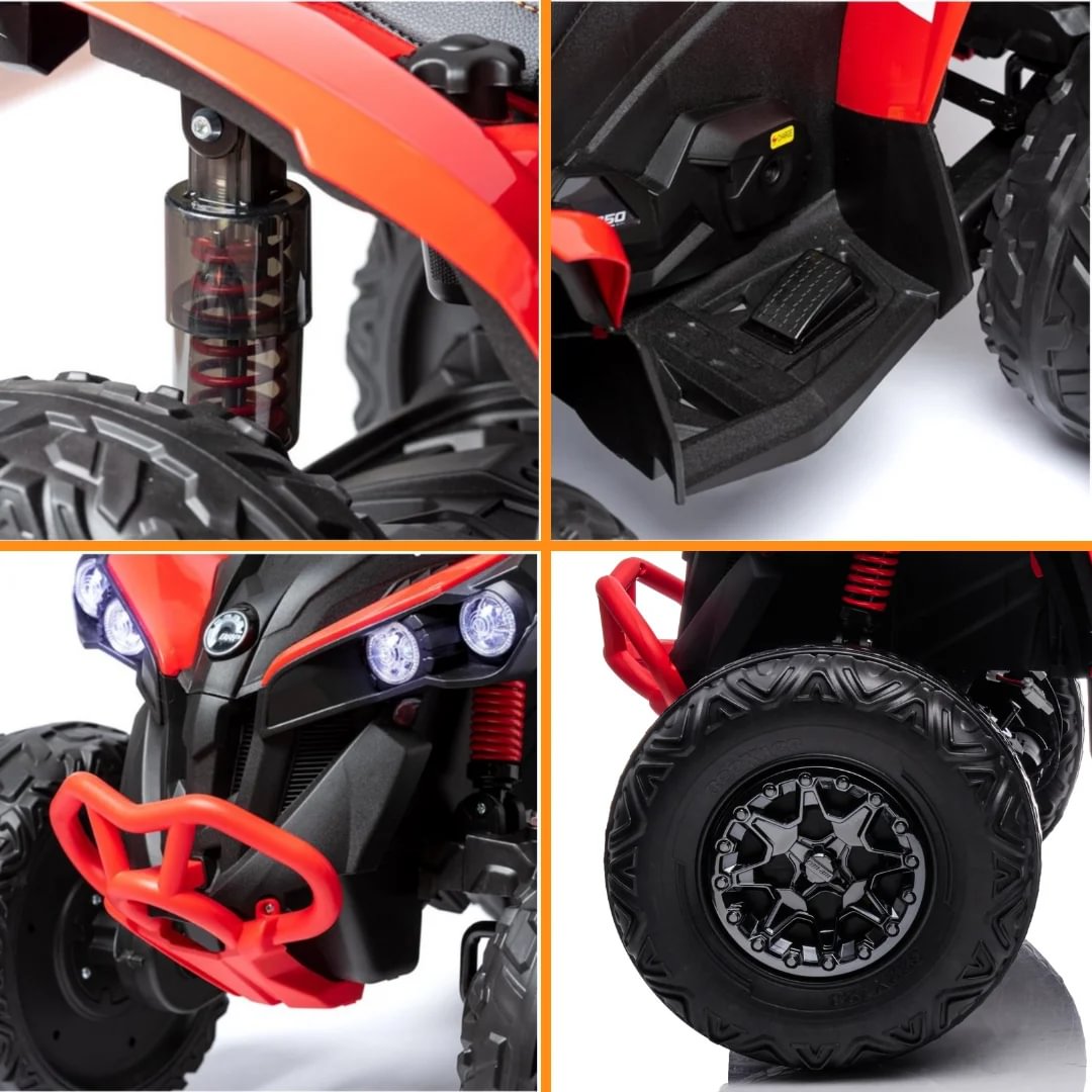 Can Am Renegade 850 Ride-on ATV 12V - Red - Berghoff toys