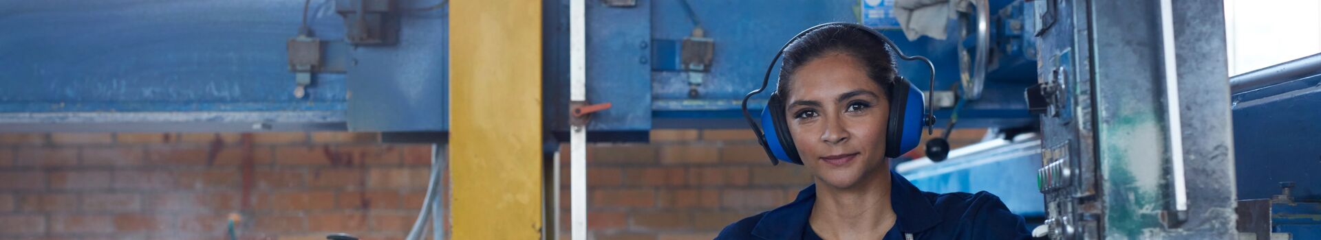 Person working on heavy machinery