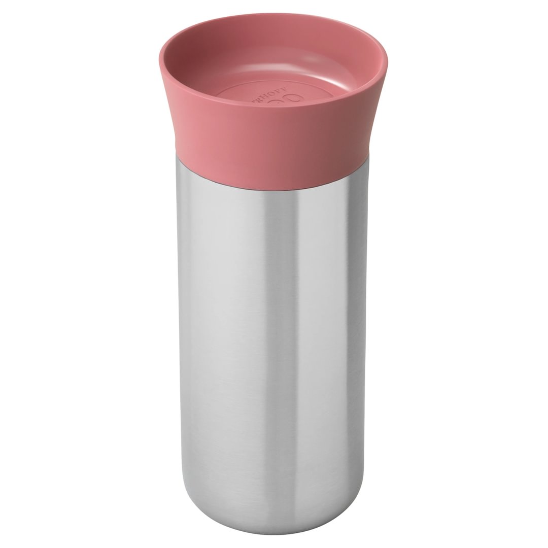Double walled thermal mug pink 0,33L