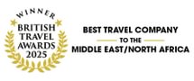 Winner: British Travel Awards 2023, Best Holiday Company to Middle East/North Africa