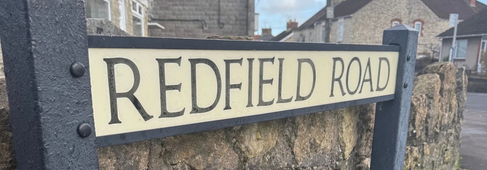 a street sign in Midsomer Norton