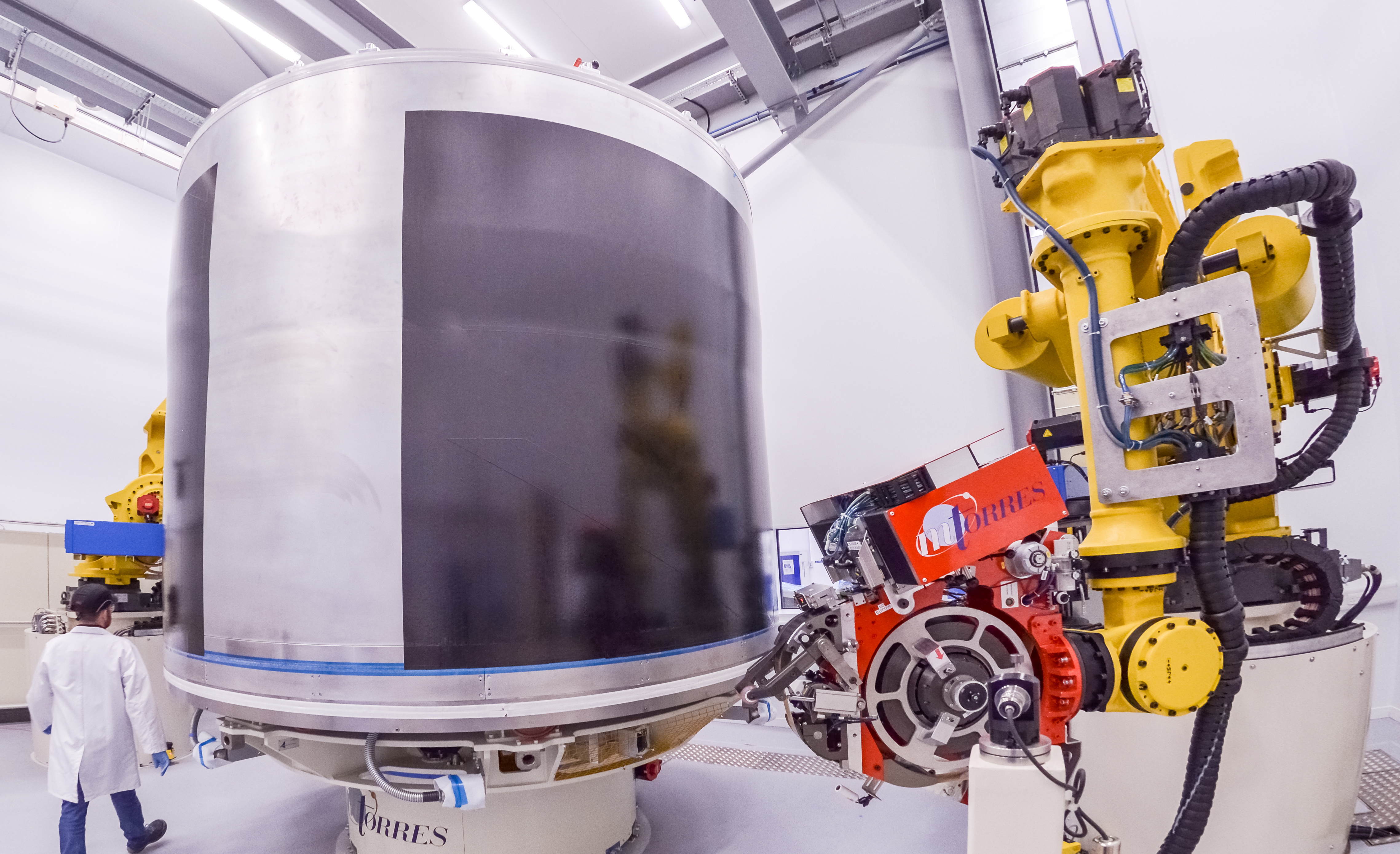 Image of man in factory and manufacturing process at Rolls Royce