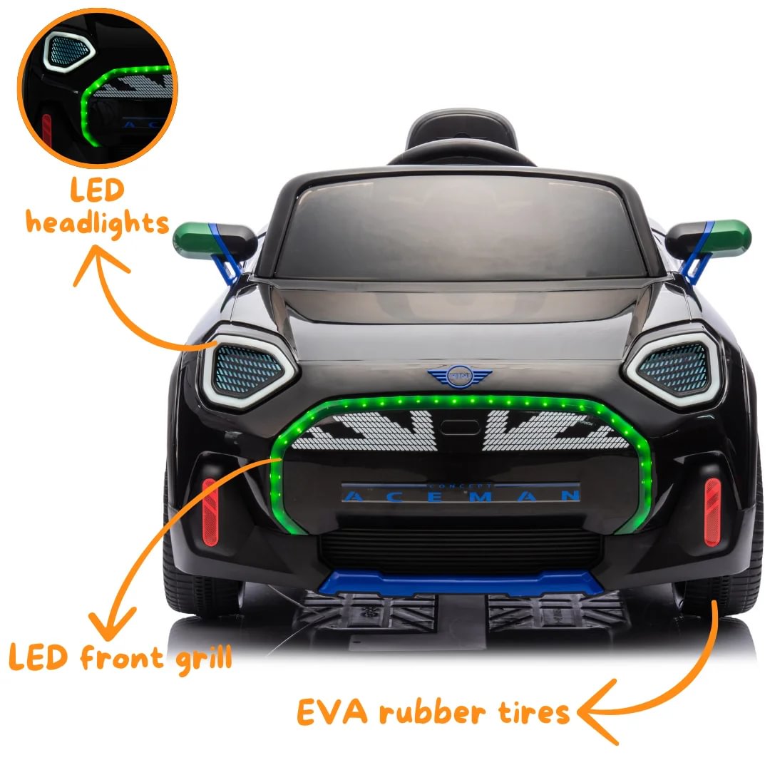Tracteur Electrique Avec Remorque Pour Enfants 3 Vitesses Lumières LED Fonctions Audio USB Et Bluetooth Jaune/Rose/Rouge/Vert/Vert Foncé/Noir