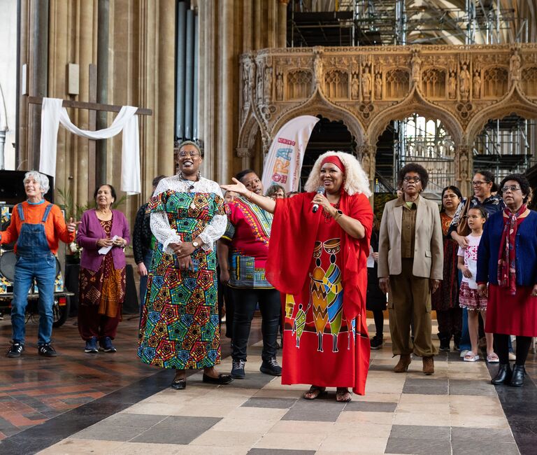 Group of people singing
