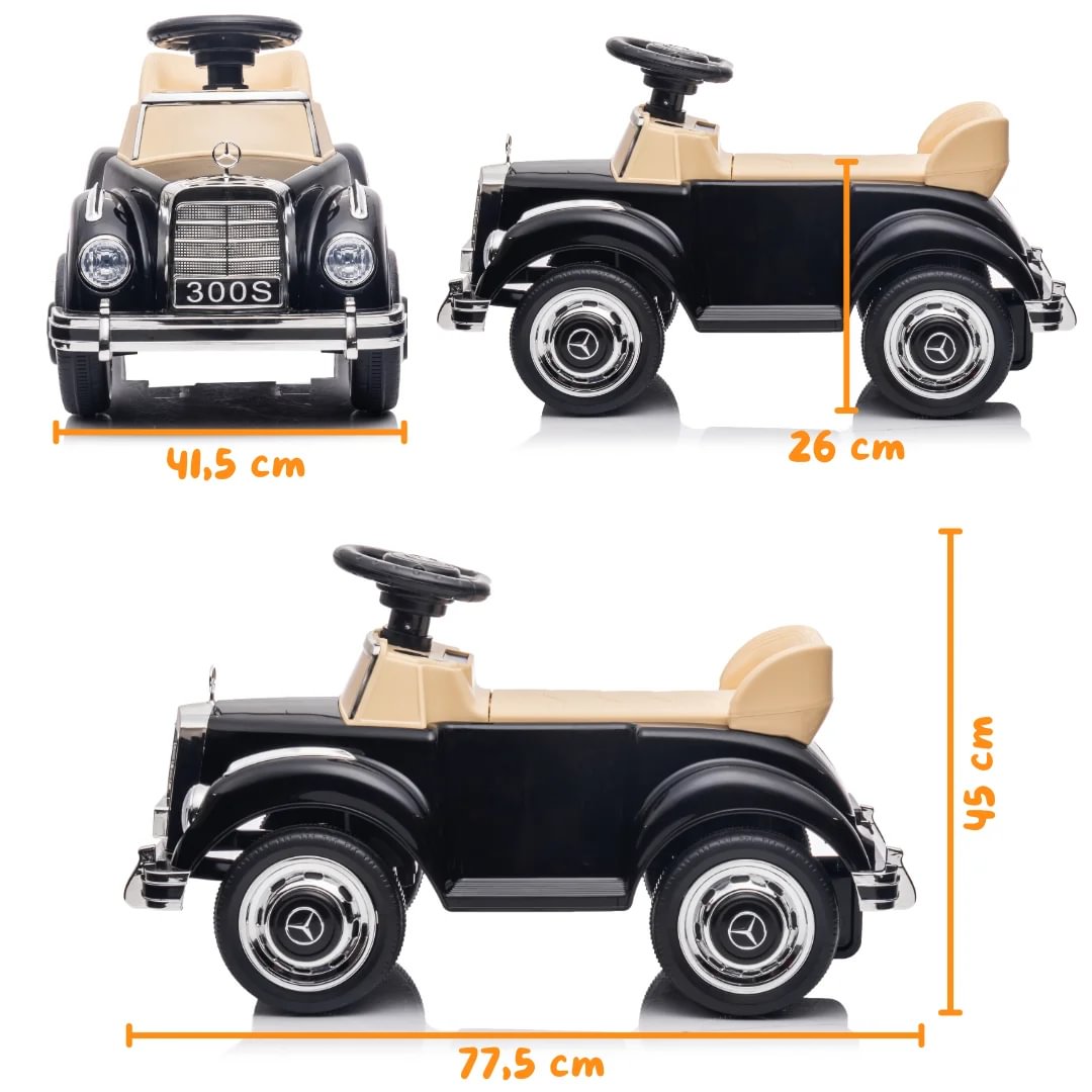 Trotteur Voiture Mercedes 300S Noir Berghoff toys