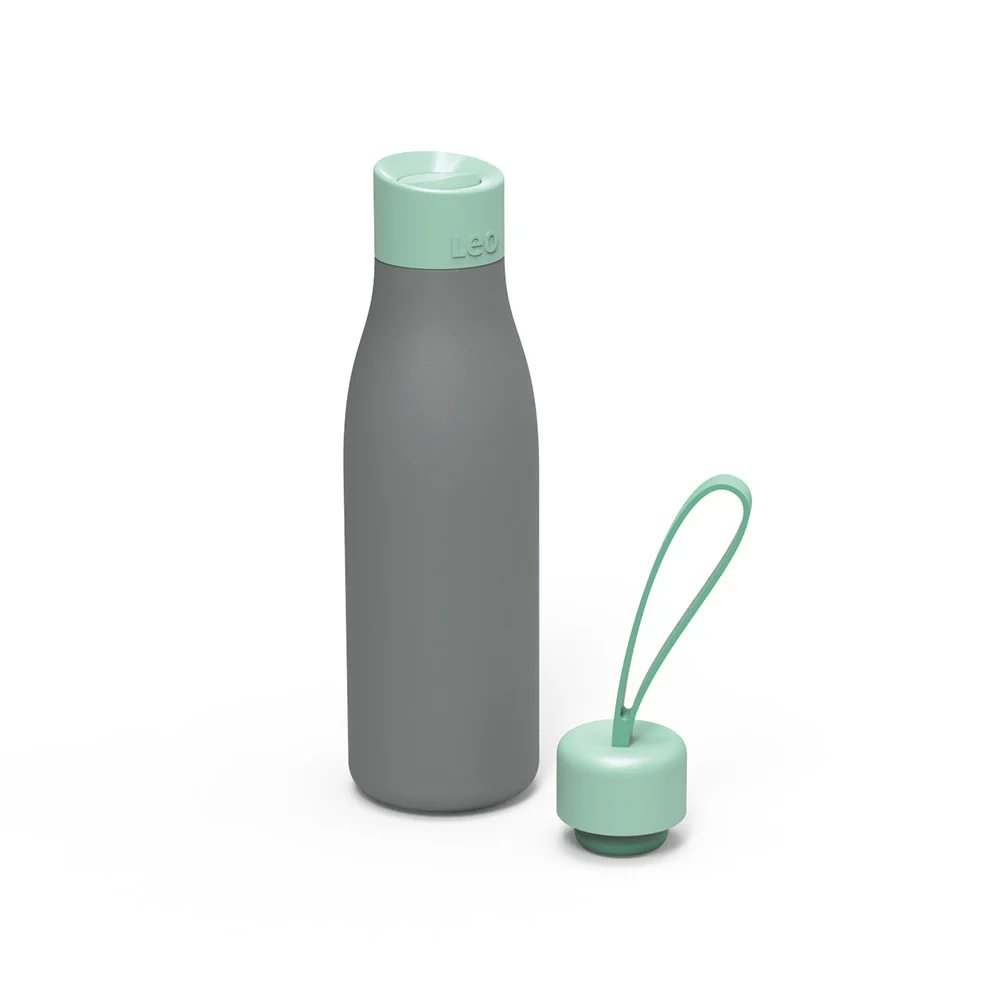 Double walled thermal flask with 2 lids Mint 0,50L
