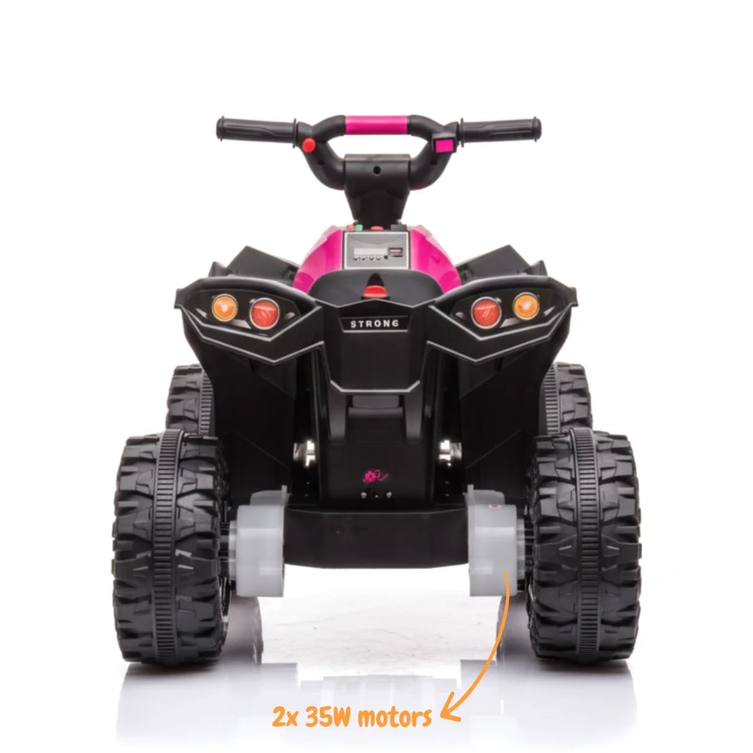Electric Quad for Children XC-Sport 12V 3-6 years Pink