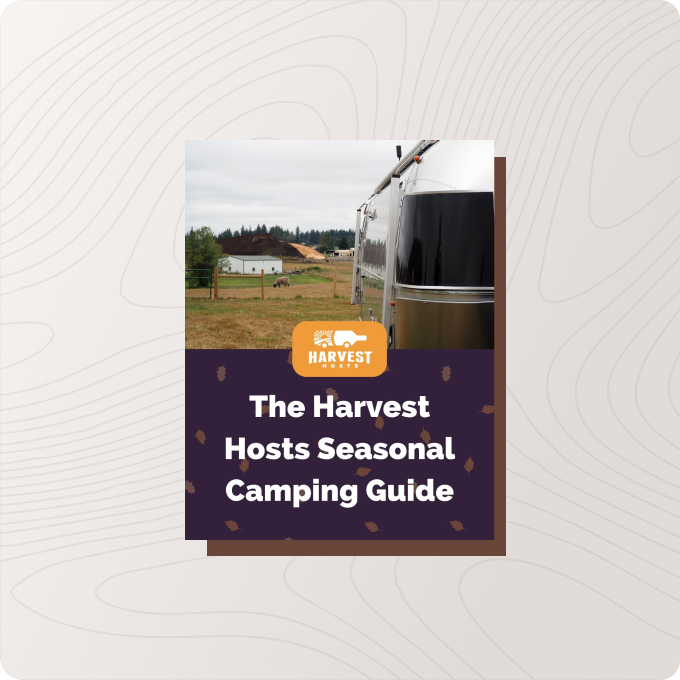 Cover of The Harvest Hosts Seasonal RV Camping Guide