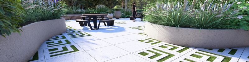 Schellevis® introduceert nieuwe grasbetonoplossingen en organische zitelementen