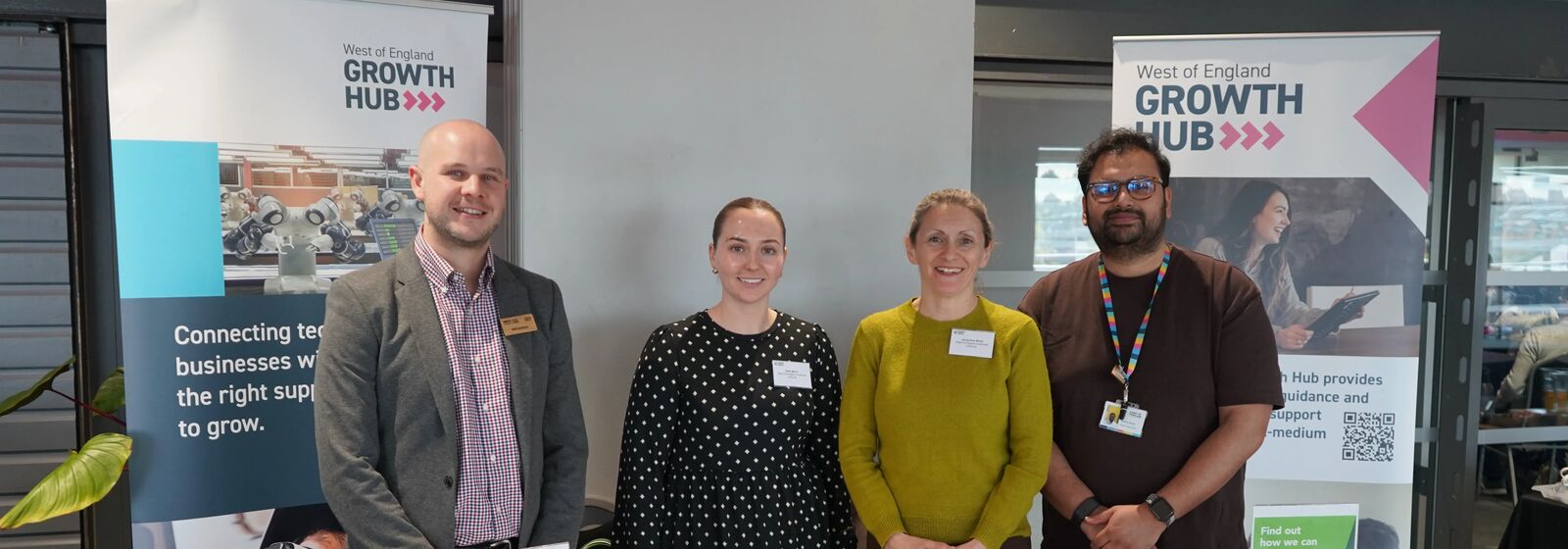 staff from the West of England Growth Hub at the Business Growth Service Roadshow