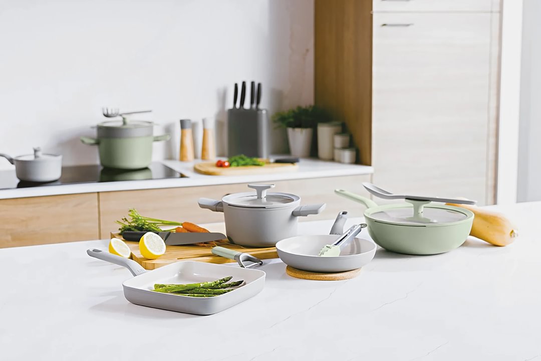 Covered casserole non-stick Balance Moonmist 20cm
