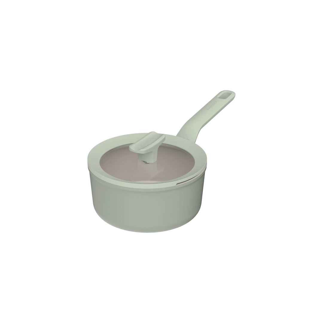 Covered saucepan non-stick Balance Sage 18cm