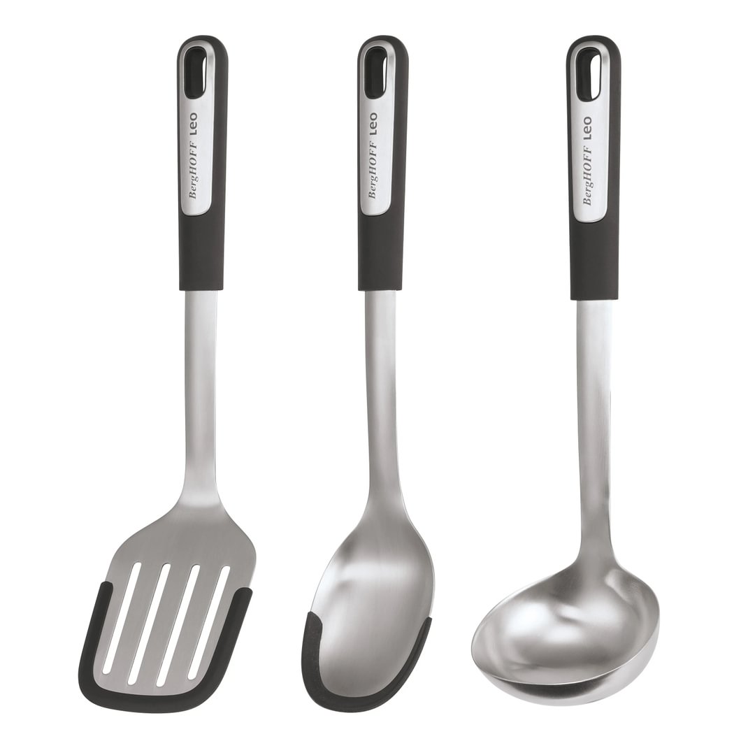 3-pc utensil set Graphite