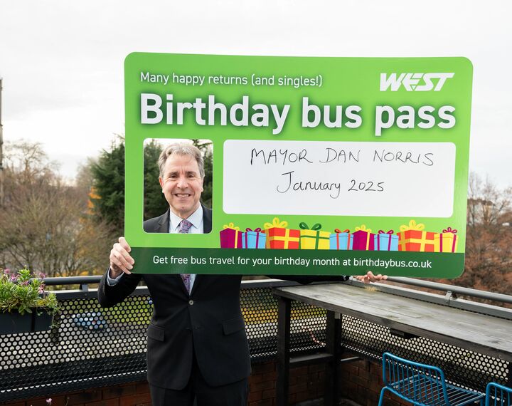 Free Birthday Bus Travel in January – West of England Combined Authority