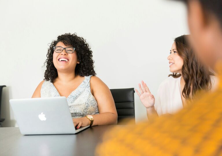 laughing young person