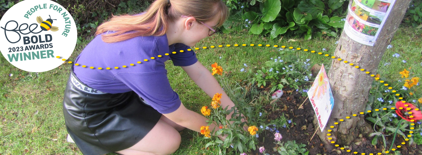 Keynsham Girls Brigade People for Nature winner Bee Bold