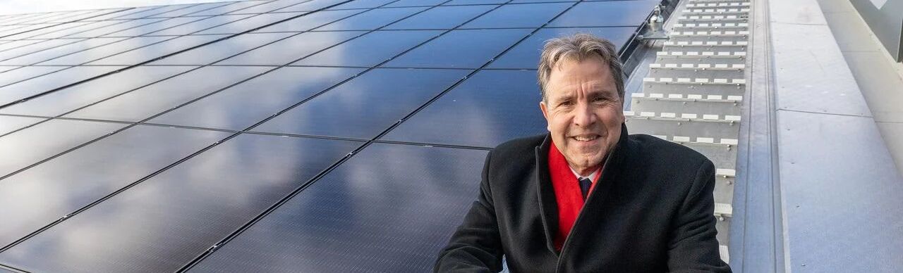 Mayor Dan Norris on solar panels