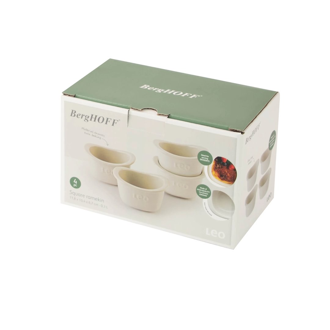 4-pc square ramekin Balance 0,30L