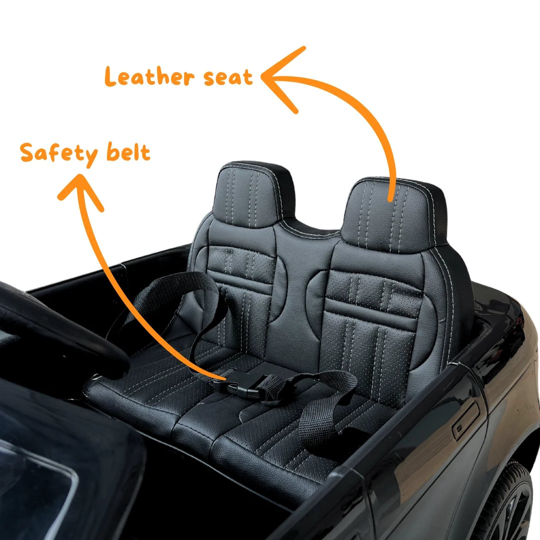 Range Rover Evoque Ride-on Kids Car 12V - Black - Berghoff toys