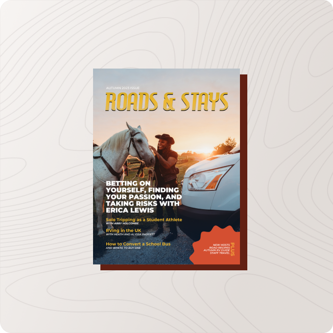 Cover of Roads and Stays Magazine, Autumn 2023