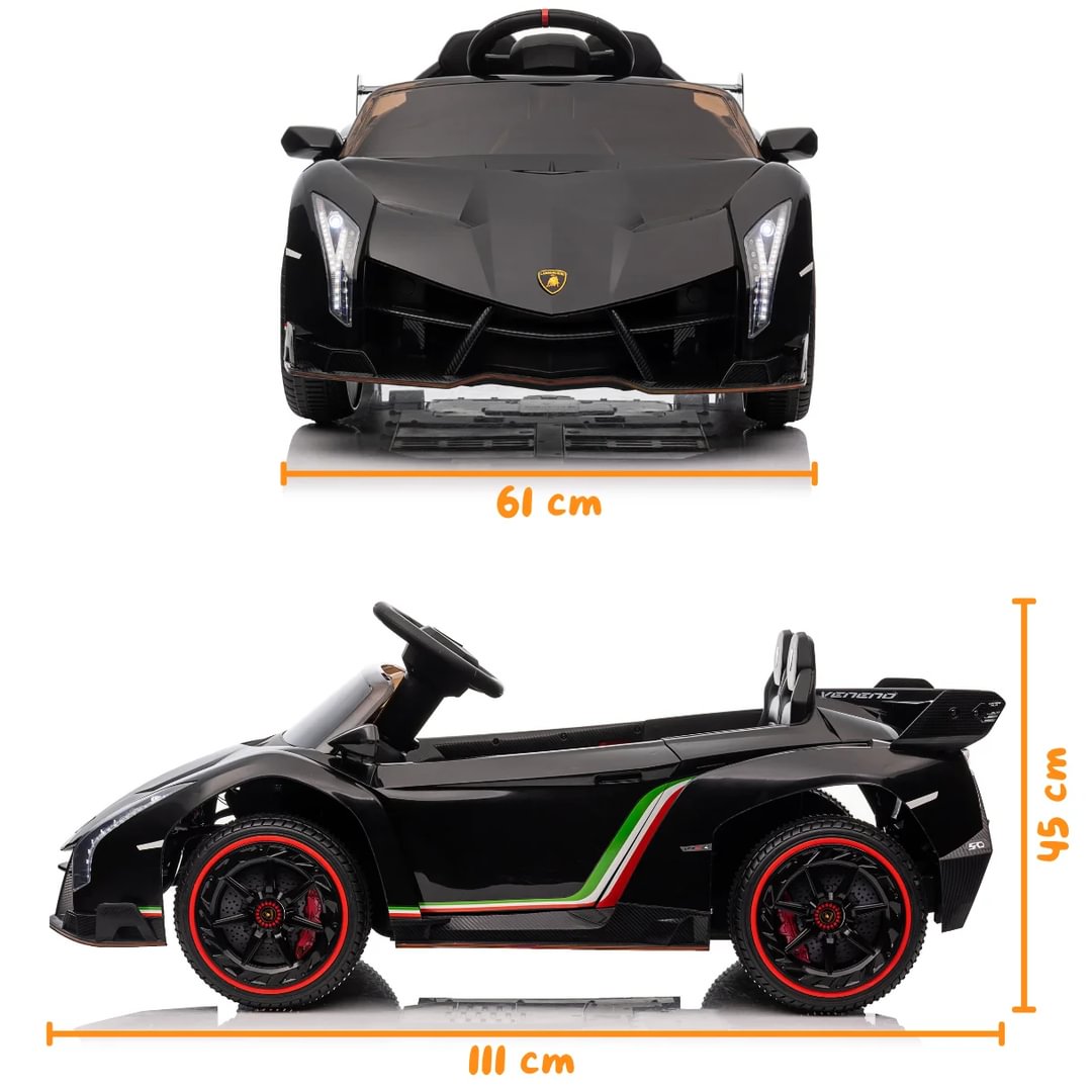 1/18Lamborghini Veneno マットブラック ミニカー Amazon.com: KiNSMART Lamborghini Veneno 1:36 Scale 5 Inch