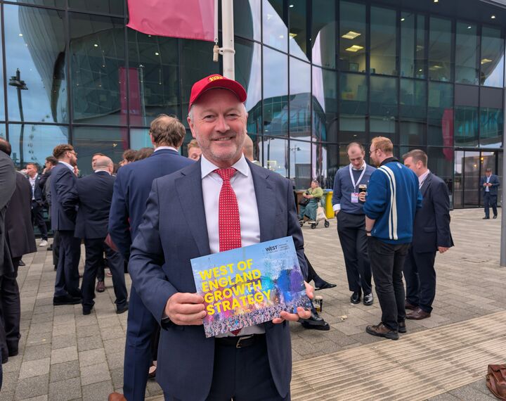 Housing Secretary Steve Reed with the West of England Growth Strategy