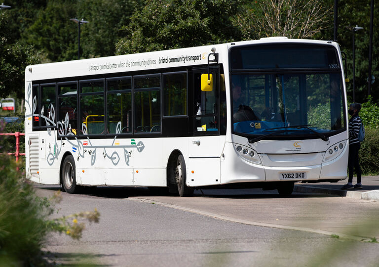 bristol community transport bus service 505
