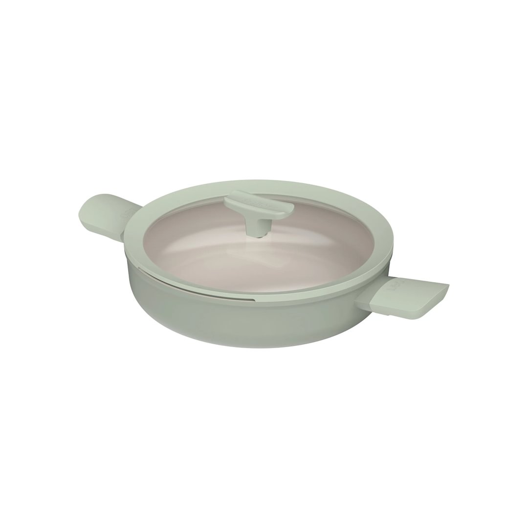 Covered 2-handle sauté pan non-stick Balance Sage 26cm