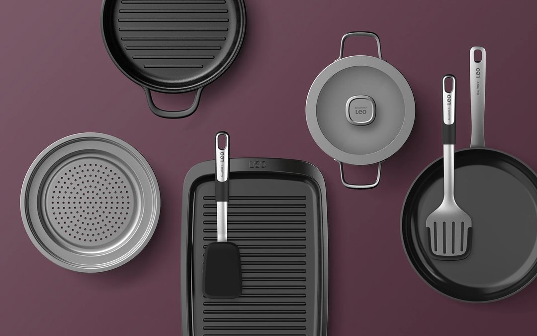 3-pc utensil set Graphite